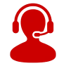 Call center agent symbol