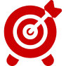 Marketing strategy success symbol