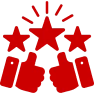 Rating and feedback icon